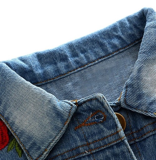 Dievčenskú džínsová bunda
