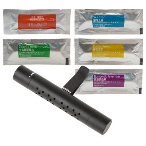Difusor de carro e 5 pcs de varas aromáticas