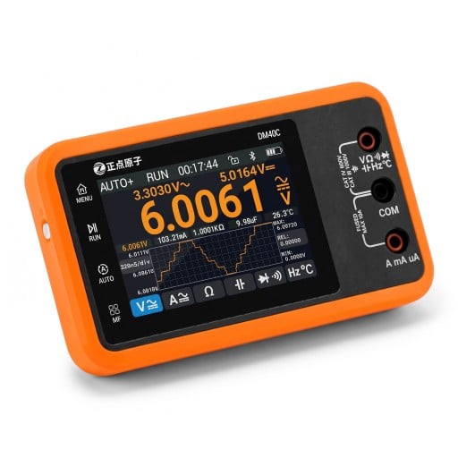 Digitalmultimeter 3in1 DM40B mit Oszilloskop und Signalgenerator, True RMS