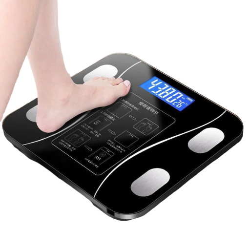 Digitální osobní váha Chytrá osobní váha s teploměrem, 200 kg