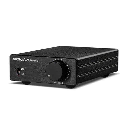 Digitální zesilovač 300W x 2, stereo třída D, 2.0/2.1 kanálový HiFi zvuk, čip TPA3255, RCA vstup, PRE OUT, černý, pro domácí ozvučení