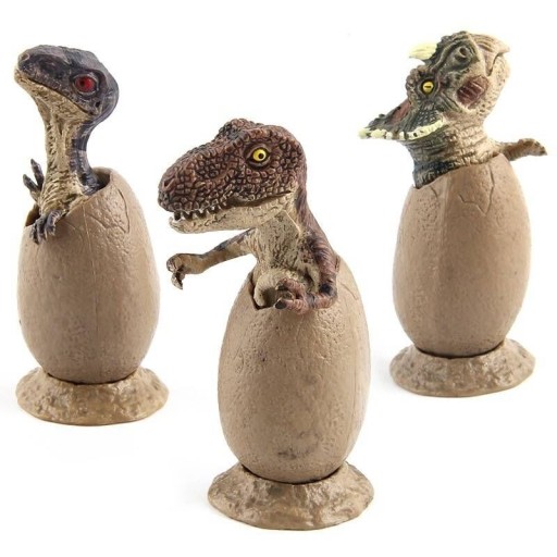 Dinosaurer i et æg 3 stk.