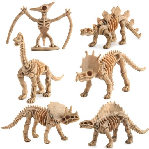 Dinoszaurusz csontvázfigurák 12 db