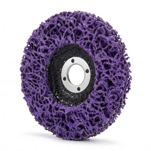 Disco di pulizia per smerigliatrice angolare 100 mm Foro 16 mm Carburo di silicio Rimozione di ruggine, vernice e vecchie finiture dai metalli