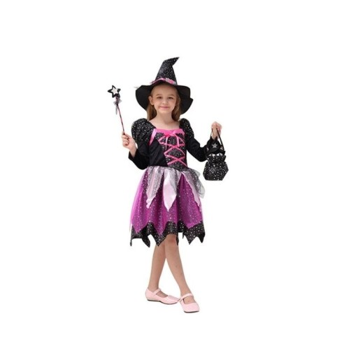 Disfraz de bruja niña P3871