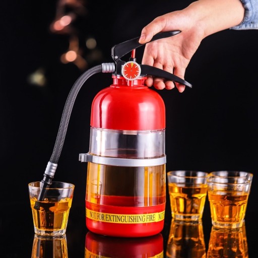 Dispensador de bebidas de festa extintor