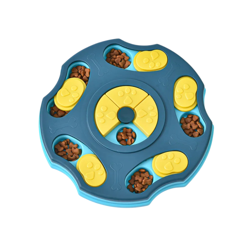 Dispensador interactivo de croquetas para perros Juguete para alimentación lenta Herramienta de entrenamiento estimulante para la alimentación diaria