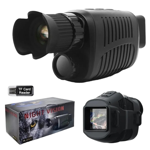 Dispositif monoculaire de vision nocturne 1080P HD Caméra de vision nocturne Caméra infrarouge Caméra de chasse avec vision nocturne jusqu'à 1000 m