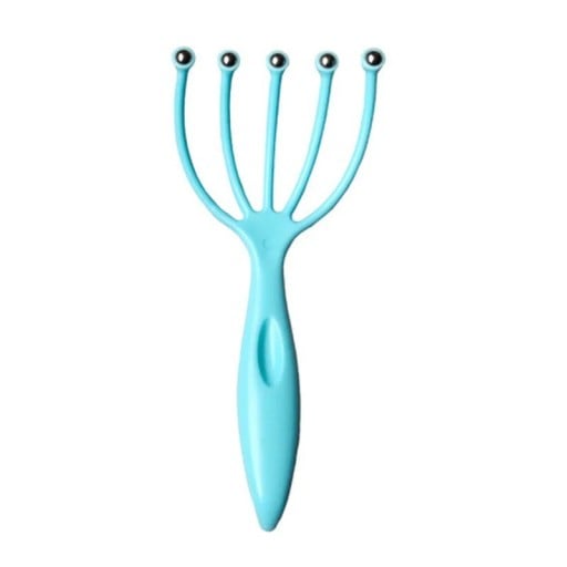 Dispozitiv pentru masajul capului Aparat de masaj pentru scalp cu 5 bile din oțel 19 x 9 x 3 cm