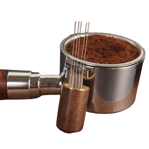 Distribuidor de café com agulhas