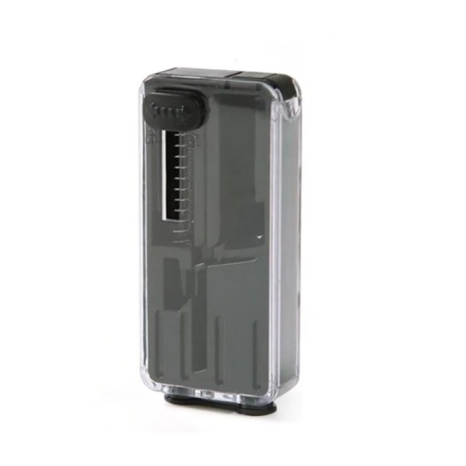Distributeur de billes aromatisées pour cigarettes 38×80 mm outil de remplissage en plastique pour insérer des billes dans le filtre transparent