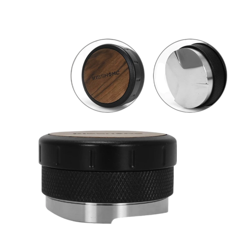 Distributör för malet kaffe 58 mm Justerbar pressare i rostfritt stål 304 Verktyg för baristor Espresso tillbehör