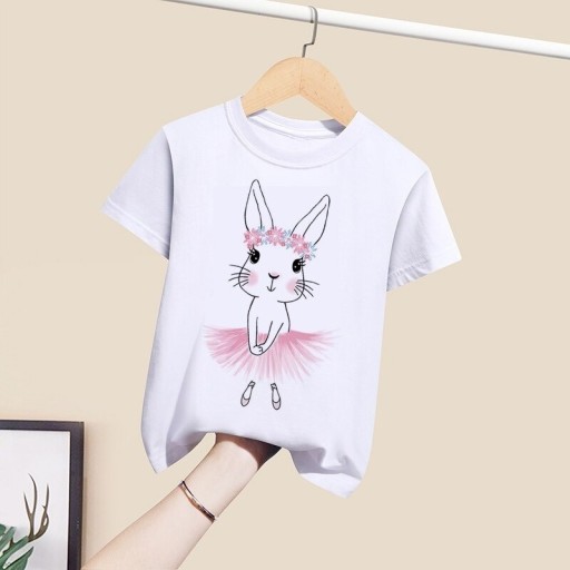 Dívčí tričko se zvířetem B1612