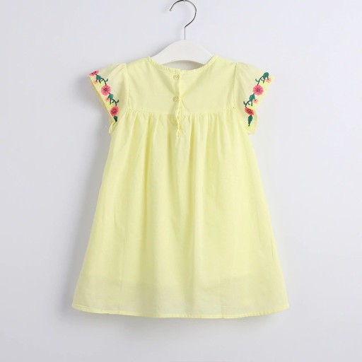 Dívčí žluté šaty