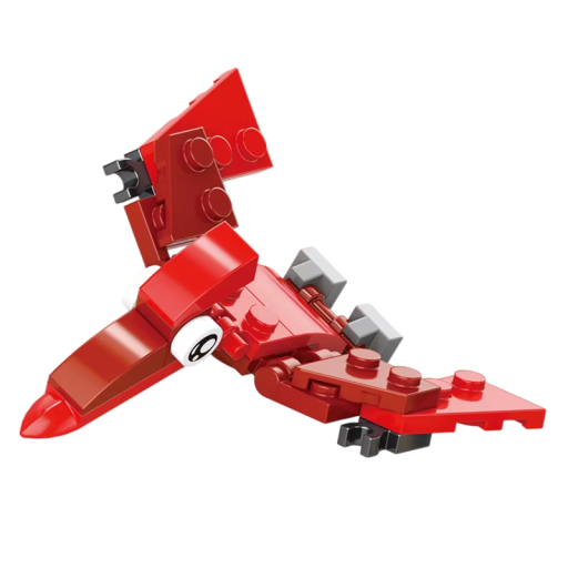 Divertido montar 24 peças Mini dragão 7.6 x 7.1 x 3.4 cm Micro construção para crianças a partir dos 9 anos Modelo 3D de animal Brinquedo construtor criativo