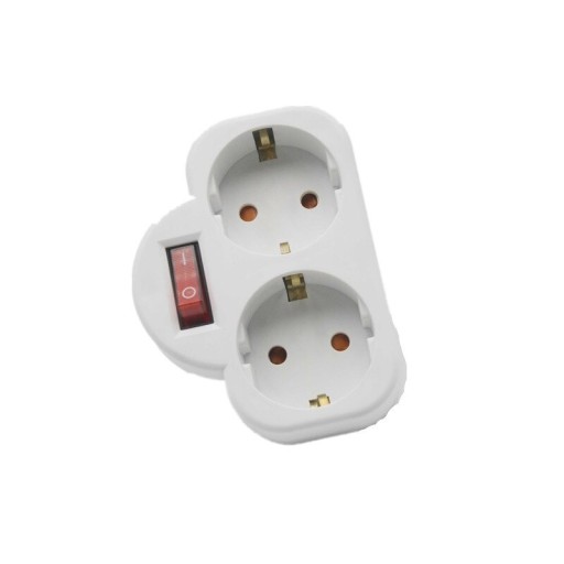 Divisor de enchufe con interruptor