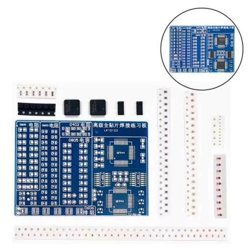 DIY pájecí deska sada pro výcvik elektronických obvodů DC 3–5 V Výuková elektronická stavebnice pro začátečníky i hobby kutily
