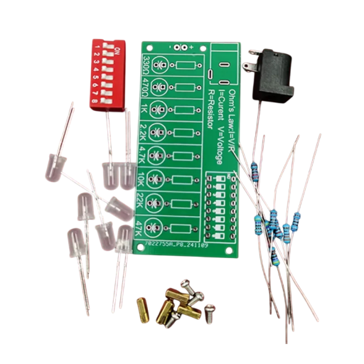 DIY sada pro cvičení pájení elektroniky 7×3,3 cm učební deska plošných spojů snadno sestavitelný tréninkový modul 1 ks oumu