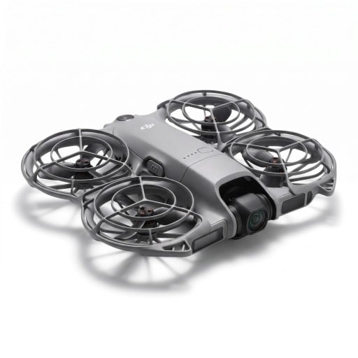 DJI Neo 2 drón 4K kamerával 49 GB belső memóriával Teljes védőkeretekkel a propellerekhez Szürke Légi videózásra és fényképezésre