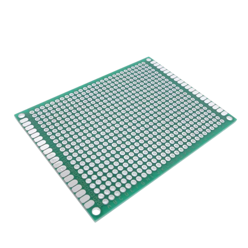 Dobbelt-sidet universel prototypekort 6 x 8 cm DIY PCB kort med kredsløb Standard hulafstand 2,54 mm Elektronik