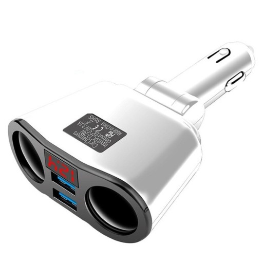 Dobbelt USB-biloplader K813