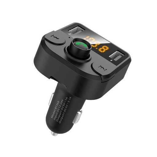 Dobbelt USB-biloplader med Bluetooth K828