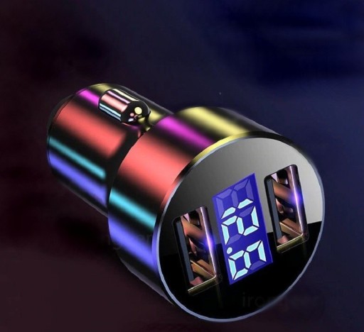 Dobbelt USB-bilopladeradapter