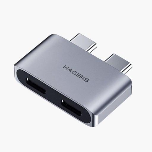 Dobbelt USB-C Thunderbolt adapter