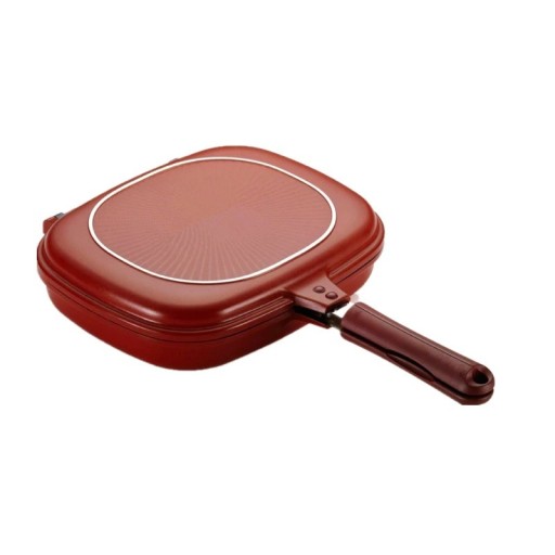 Dobbeltsidet grillpande 28 cm