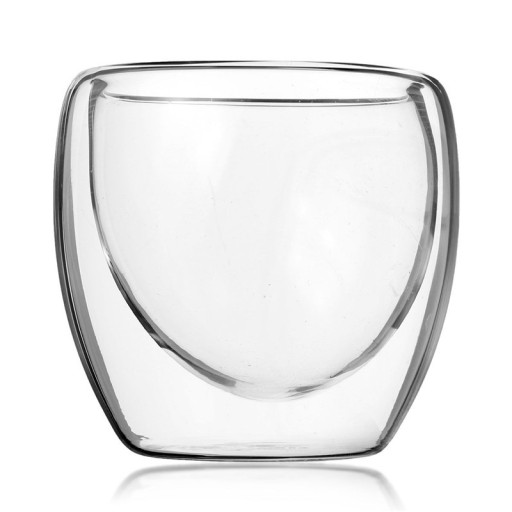 Dobbeltvægget glas 80 ml
