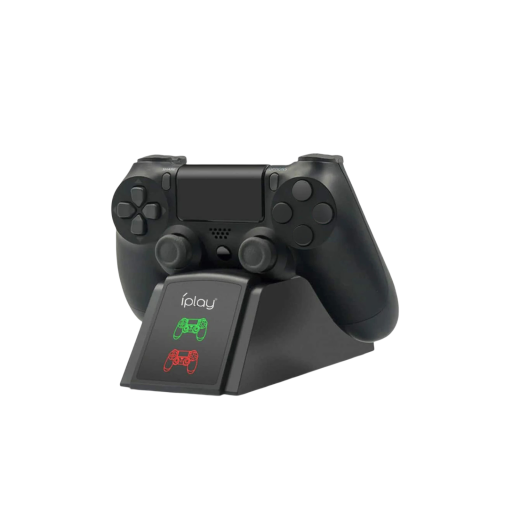 Dockingstation voor PS4 controllers duale snelladerstandaard 160×70×58 mm ABS met LED-statusindicator voor PlayStation 4
