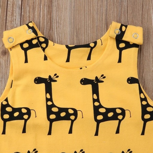 Dojčenský overal žirafy T2707