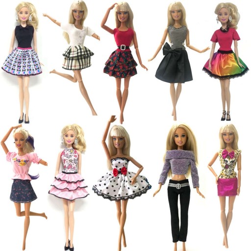 Doll Outfit Set 10 Pieces
