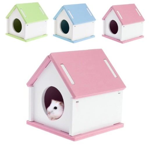 Domeau en bois pour rongeurs C853
