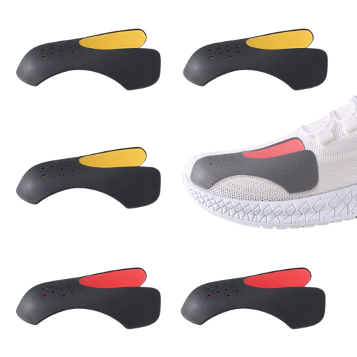 Doppellagige Anti-Quetsch-Schuheinlagen Damen Schuhschoner 35-39 cm Zehenschutz Formstabil Einlegesohlen für Sneaker und Schuhe