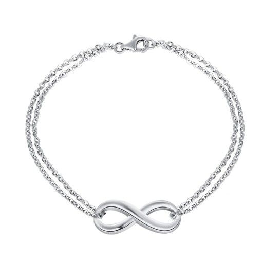 Doppeltes Infinity-Armband für Damen