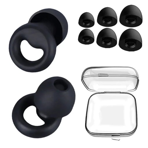 Dopuri de urechi din silicon, impermeabile, cu anulare a zgomotului, dopuri moi, dopuri de urechi izolate fonic pentru reducerea zgomotului