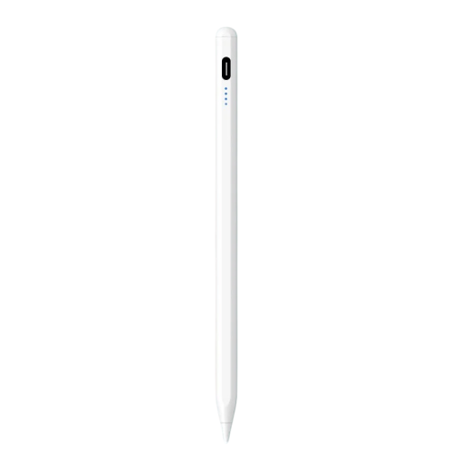 Dotykové pero pre mobilný telefón a tablet s výmenným hrotom, indikátorom batérie a nabíjaním cez USB C