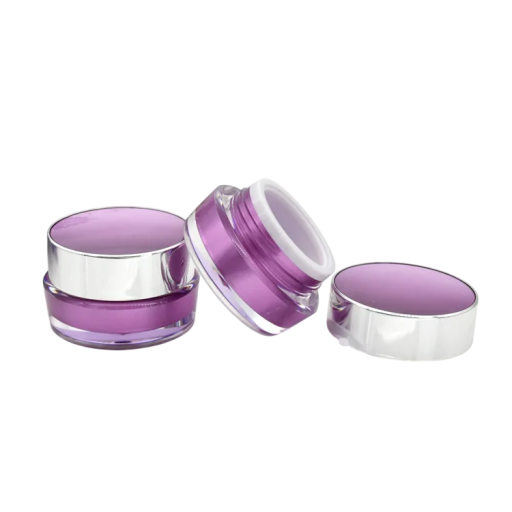 Dóza en plastique pour crème avec couvercle à vis de 10 g petite boîte en plastique pour cosmétiques pour le stockage de crèmes et de baumes en voyage ou à la maison