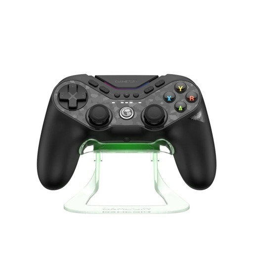Draadloze gamecontroller met oplaadstandaard magnetische joystickdetectie gyroscoop zwart voor consoles en mobiele apparaten