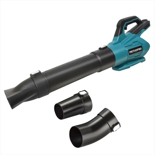 Draagbare accu blaasapparaat voor stof en bladeren 0–20000 t/min borstelloze motor blauw-zwart elektrische blower voor Makita 18V accu's