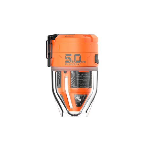 Draagbare campingpomp met LED-licht 500 l/min 6 sproeiers Matraspomp 3,5–5 kPa 300 lm 11 uur verlichting Kamperen 122 g