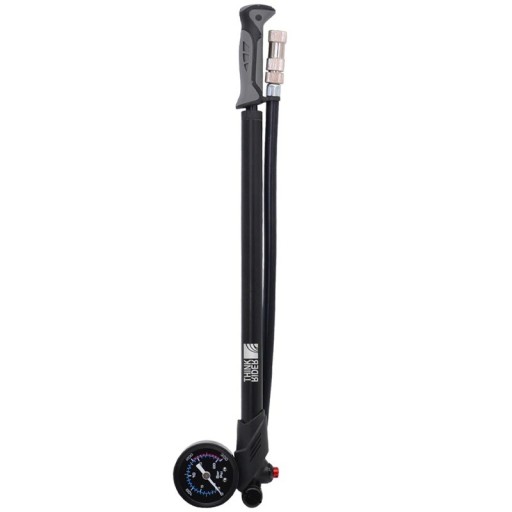 Draagbare hogedruk fietspomp 300 PSI met drukmeter, vork en schokdemperpomp voor mountainbikes, MTB-vering, compacte pomp