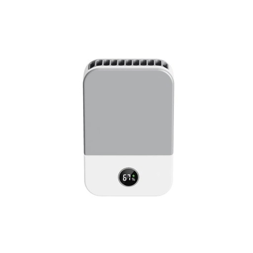 Draagbare nek- en tailleventilator, mini USB-oplaadbare ventilator met clip, buitensportventilator, kleine elektrische koeler