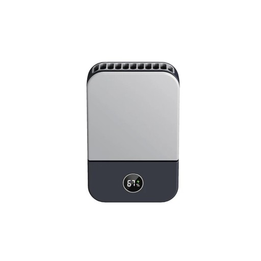 Draagbare nek- en tailleventilator, mini USB-oplaadbare ventilator met clip, buitensportventilator, kleine elektrische koeler