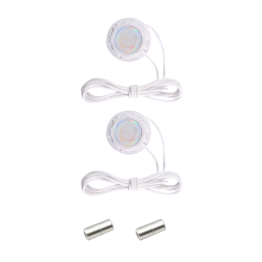 Draaiende veters 110 cm Zonder strikken Met draaiend mechanisme Sterke clips en sterk touw Voor sneakers en sportschoenen