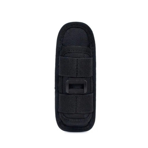Drehbares Taschenlampenetui 15x5,5 cm Neutrale Farben Taschenlampenhalter mit 360° drehbarem Clip Gürtelholster für tragbare Taschenlampen
