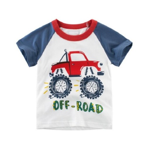 Drenge-T-shirt med bil