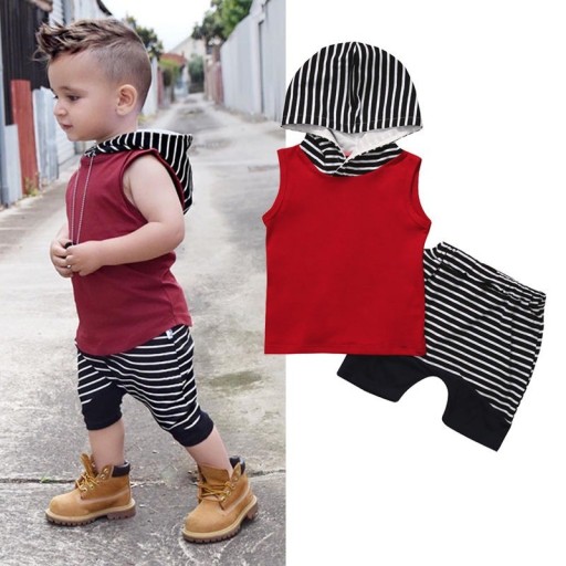 Drenge tanktop og shorts L1733