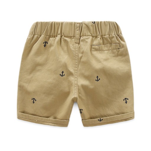 Drengeshorts i bomuld med ankre